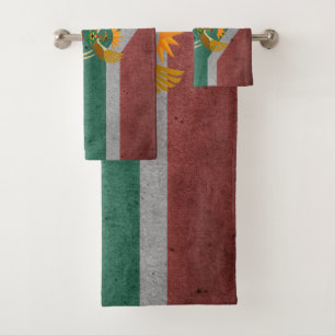 South African flag Bath Towel Set