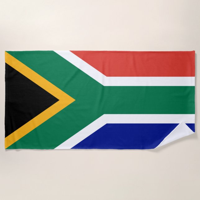 South African Flag Beach Towel (Front)