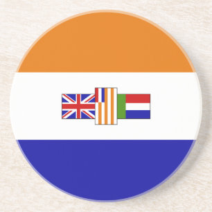 South African Flag Coaster