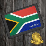 South African flag fashion, patriots / sports Trifold Wallet<br><div class="desc">WALLETS: South Africa & South African Flag fashion - love my country,  travel gifts,  grandpa birthday,  national patriots / sports fans</div>