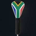 South African flag Golf Head Cover<br><div class="desc">Design with flag of the Republic of South Africa; red,  white,  green,  yellow,  black and blue flag</div>