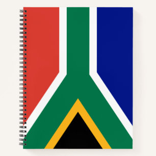 South African Flag Notebook