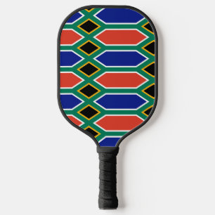 South African Flag of South Africa Pickleball Paddle