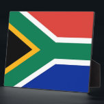 South African Flag Plaque<br><div class="desc">Awesome Plaque with Flag of South Africa. This product its customizable.</div>