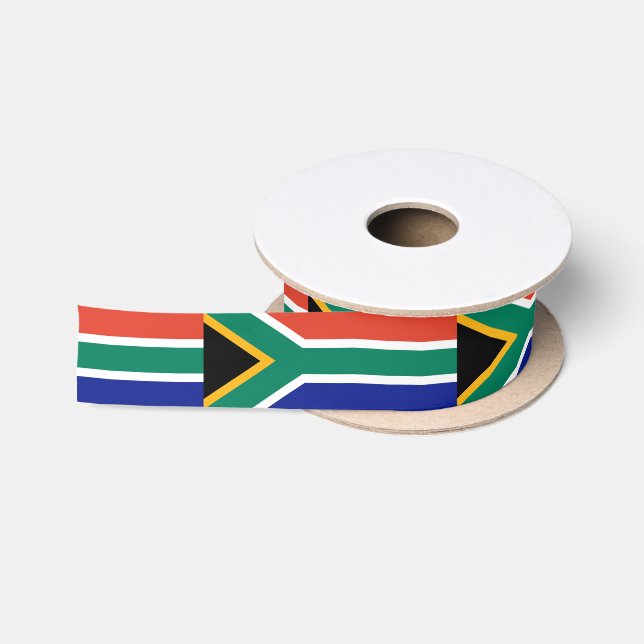 South African Flag Satin Ribbon (Spool)