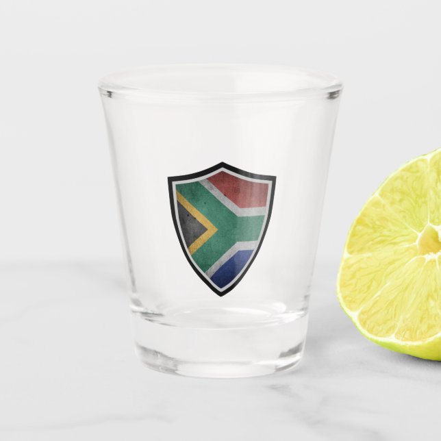 South African flag Shot Glass (Front)