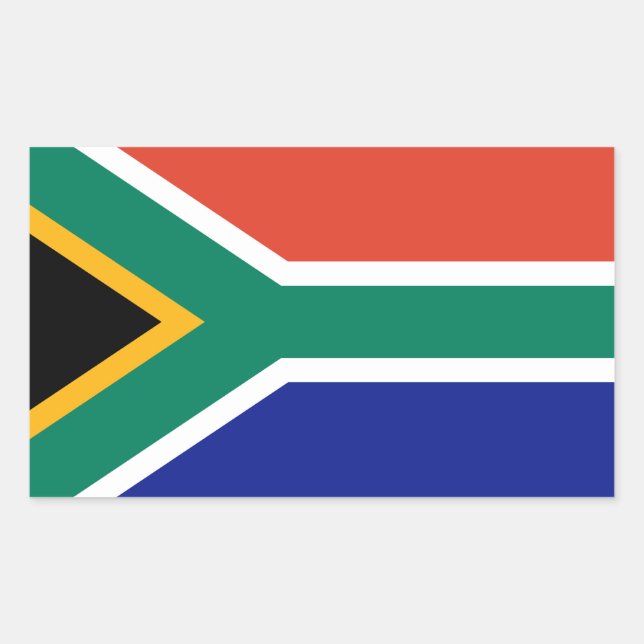 South African Flag Sticker (Front)