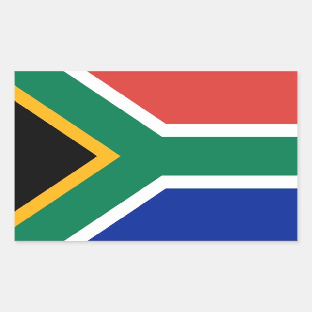 South African Flag Sticker (Front)