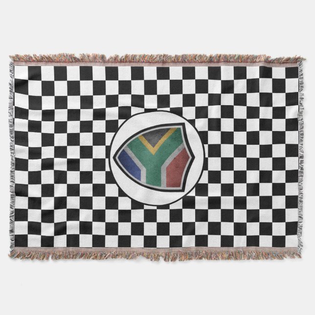 South African flag Throw Blanket (Front)