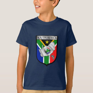 South African football fans childrens dark t-shirt