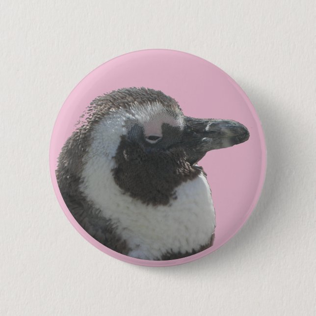 South African Penguin Customizable Button (Front)