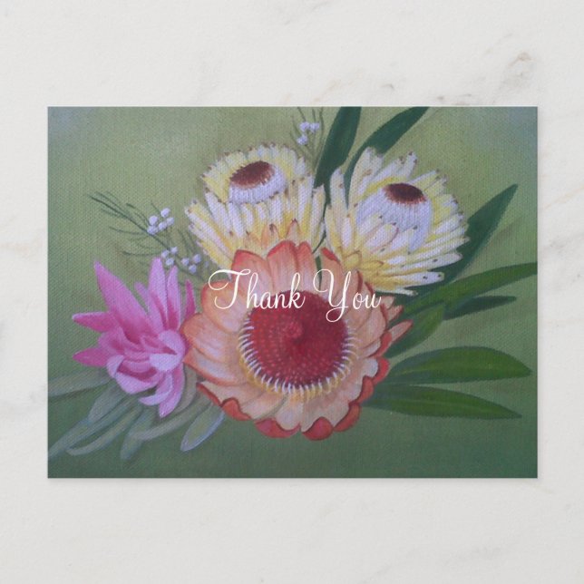 South African Proteas Thank You Postcard (Front)