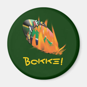 South African rugby fans & supporters magnets