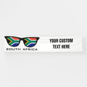 South African Shades custom text & color banner