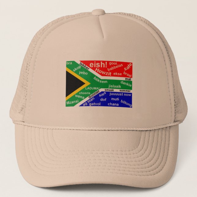 South African Slang Hat - Customizable (Front)