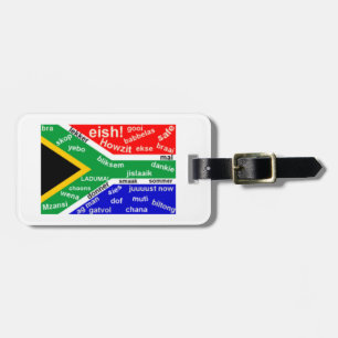 South African Slang Luggage Tag - Customizable