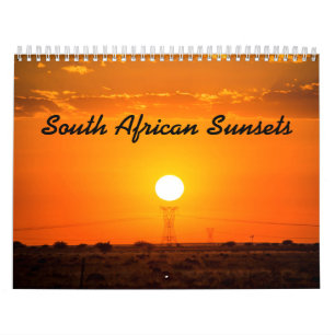 South African Sunsets Calendar