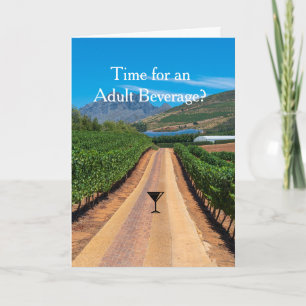 South African Vineyard Card
