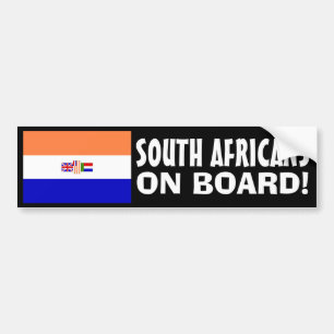 South Africans Aboard! Bumper Sticker