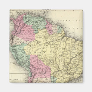 South America 12 Magnet
