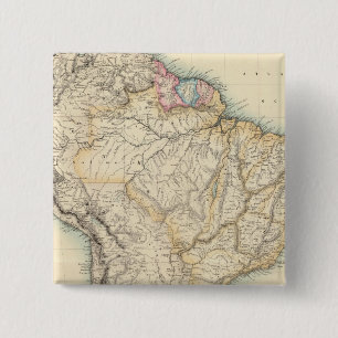 South America 16 2 Inch Square Button