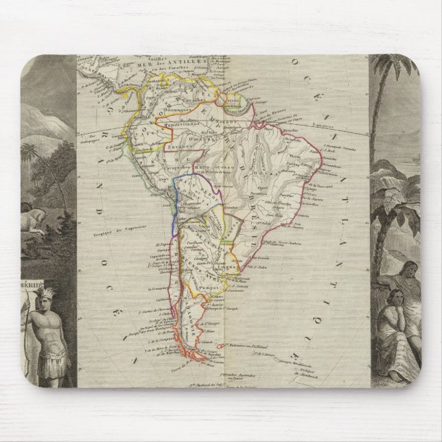 South America 16 Mouse Pad (Front)