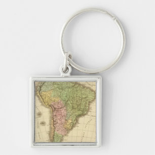 South America 20 Keychain