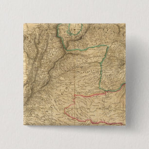 South America 24 2 Inch Square Button