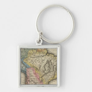 South America 24 Keychain