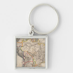 South America 25 Keychain