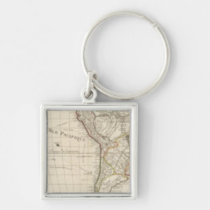 South America 27 Keychain