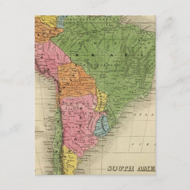 South America 30 Postcard (Front)