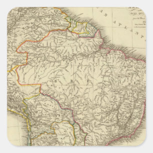 South America 31 Square Sticker