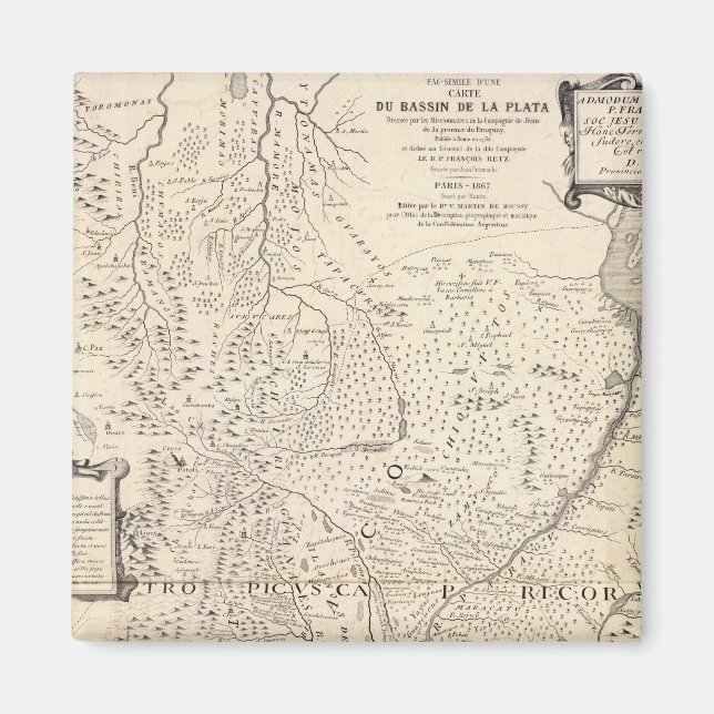 South America 33 Magnet (Front)