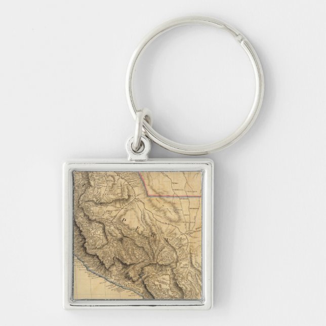 South America 34 Keychain (Front)