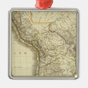 South America 34 Metal Ornament