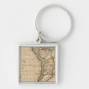 South America 37 Keychain