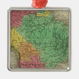 South America 37 Metal Ornament
