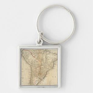 South America 38 Keychain