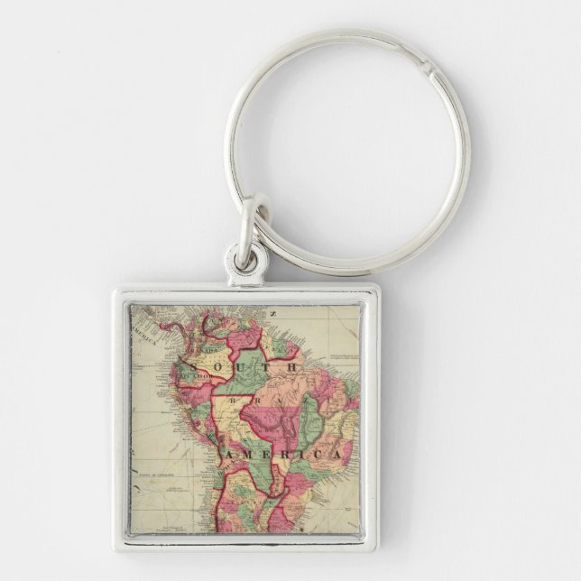South America 4 Keychain (Front)