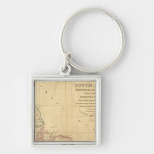 South America 5 Keychain
