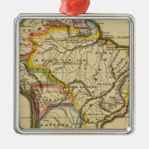 South America 7 Metal Ornament