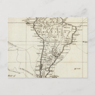 South America and the Adjacent Islands Postcard