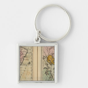 South America, Atlantic Ocean Keychain