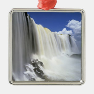 South America, Brazil, Igwacu, Igwacu Falls. Metal Ornament