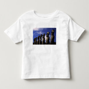 South America, Chile, Easter Island, Ahu Akiri. Toddler T-shirt