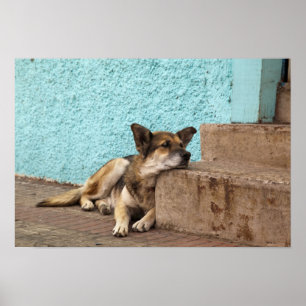 South America, Chile, Valparaiso. German Poster