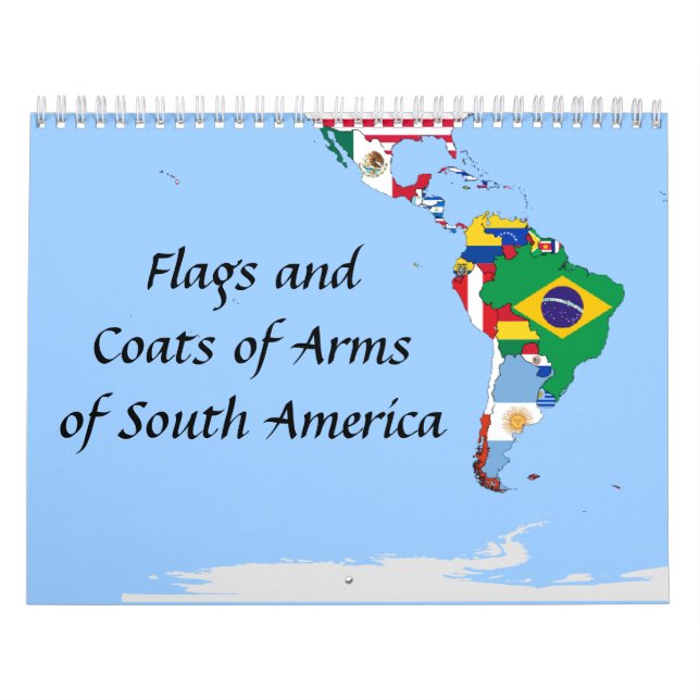south america flags 2026 calendar (Cover)