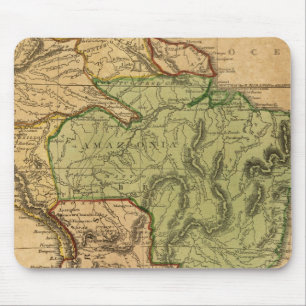 South America  Map by Worcester Mouse Pad