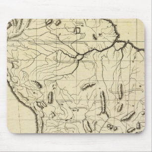 South America outline Mouse Pad